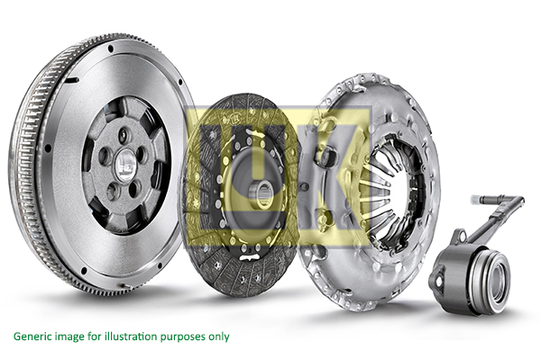 Dual Mass Flywheel DMF Kit with Clutch 600017200 LuK 1214516 1253762 1253763 New - Picture 1 of 1