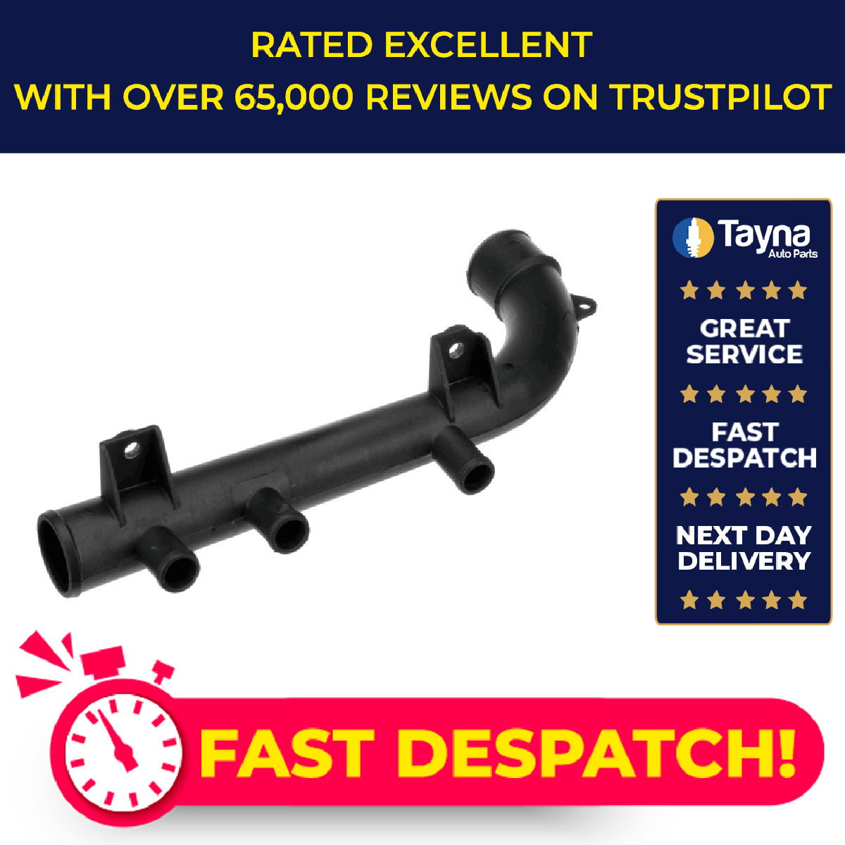 Kühlmittelflansch / Rohr passend für OPEL VECTRA A 1.6 88 bis 95 C16NZ2 ...