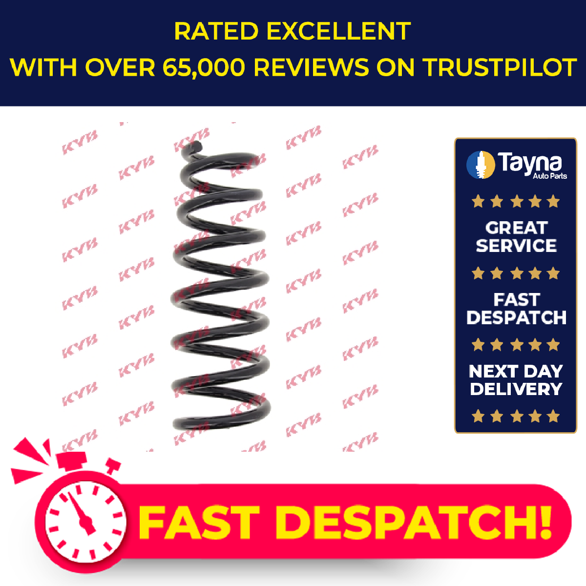 2x KYB Coil Spring Front RA3899 [PM1497713]