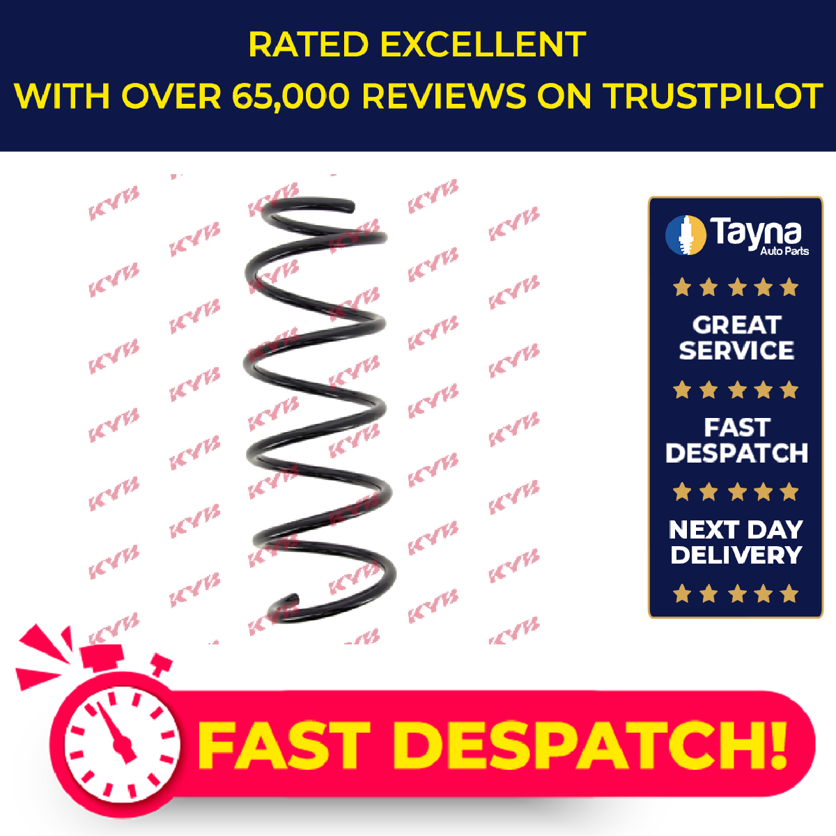 2x Coil Springs (Pair Set) fits KIA PICANTO TA 1.0 Front 11 to 17 G3LA KYB New - Picture 1 of 8