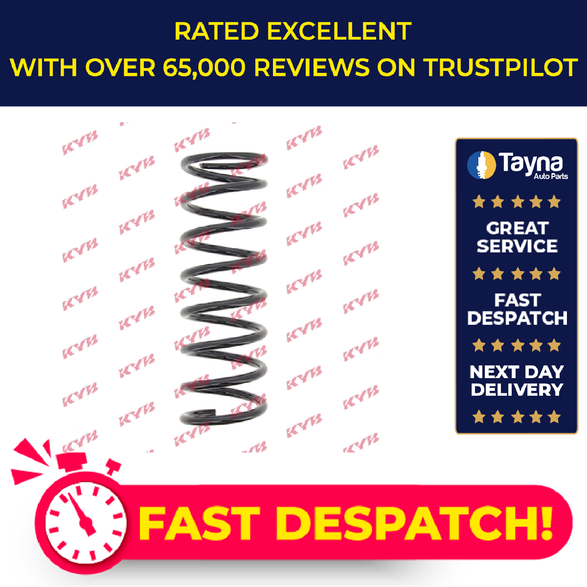 KYB Coil Spring Rear RD5939 [PM686483]