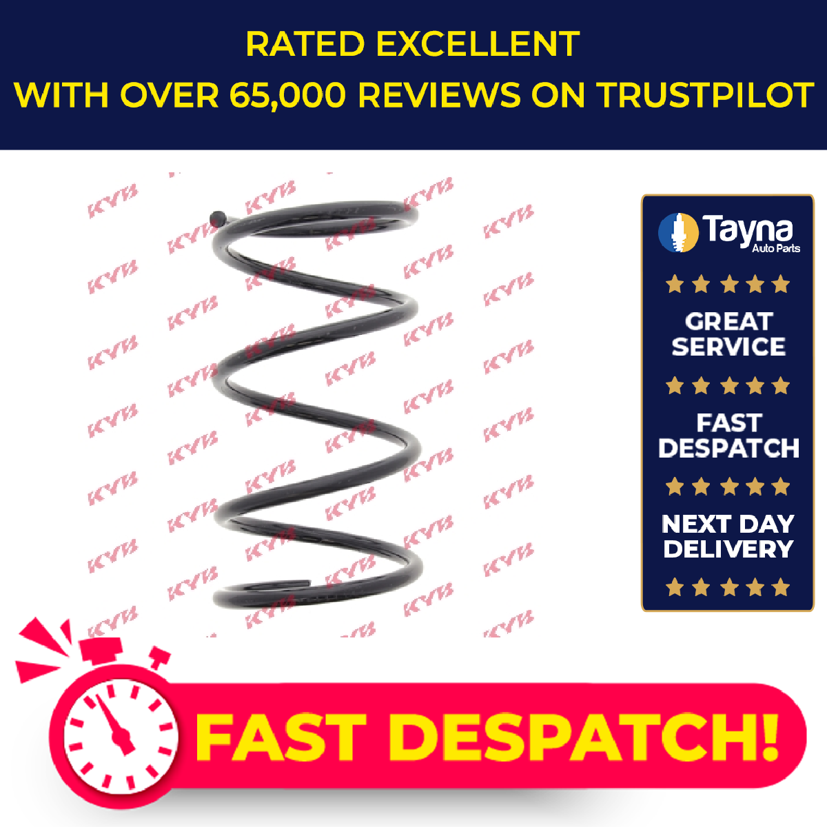 2x KYB Coil Spring Front RA3759 [PM685518]