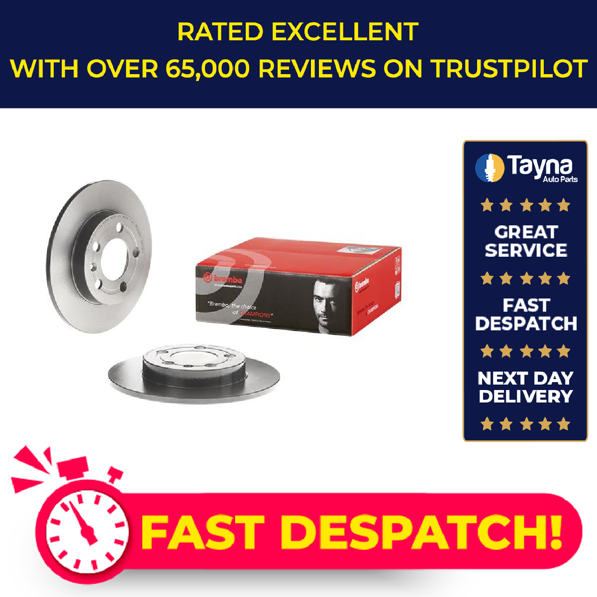 2x Brake Discs Pair Solid fits SKODA OCTAVIA Mk1 1.9D Rear 99 to 10 239mm Set