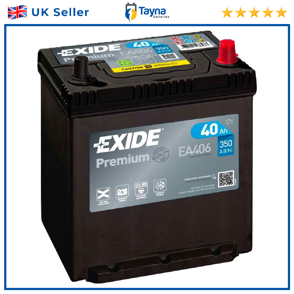 Exide Battery EA406 W054TE [PM400503]
