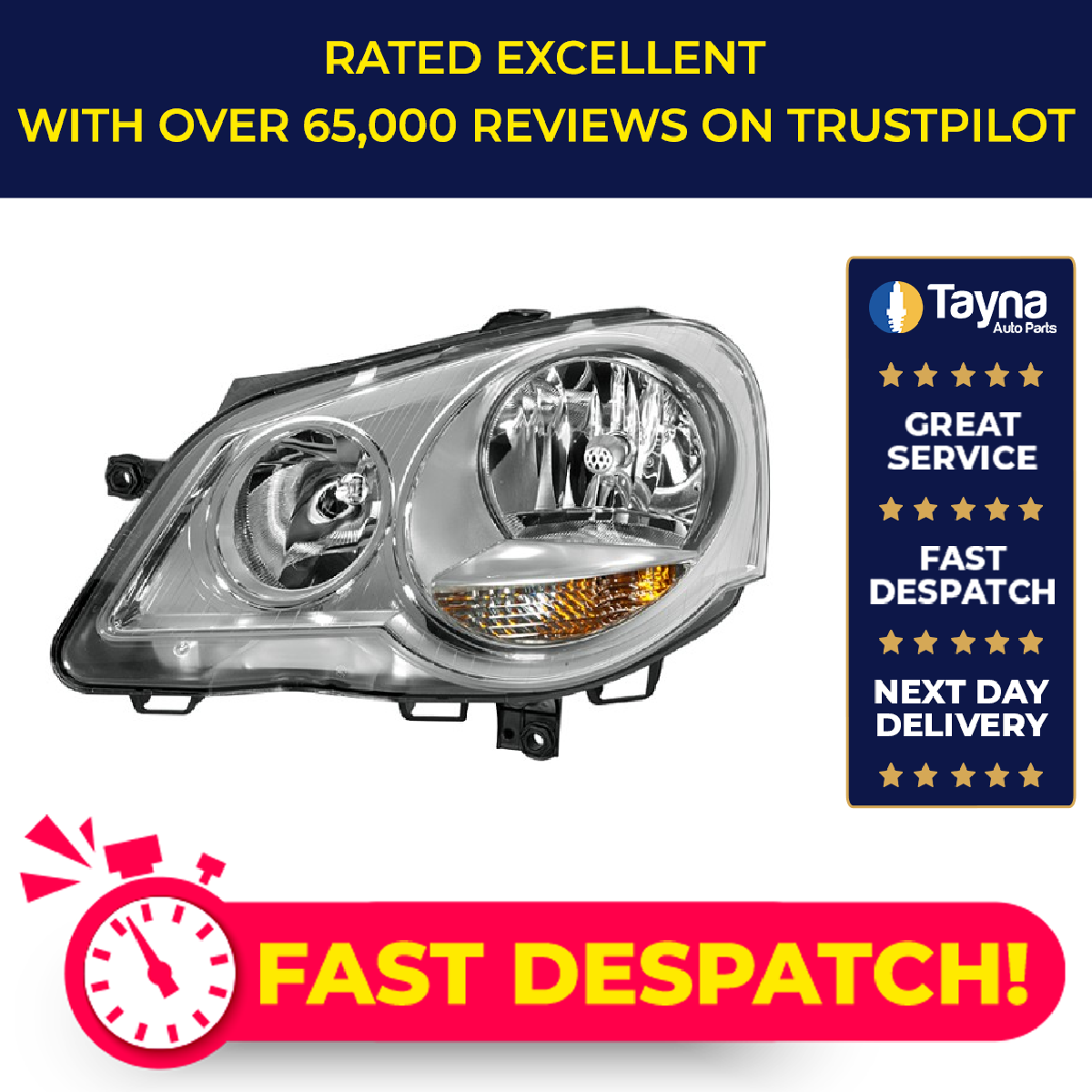 Hella Headlight Headlamp Right 1LE247019-201 [PM157942]