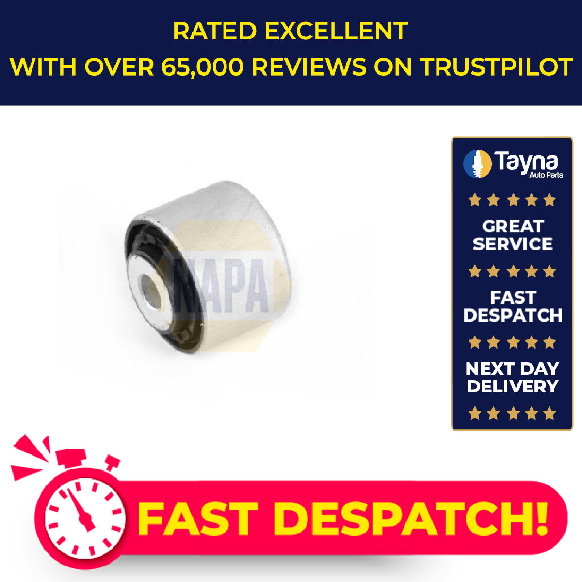 NAPA Wishbone / Control / Trailing Arm Bush NST8406 [PM2133406]