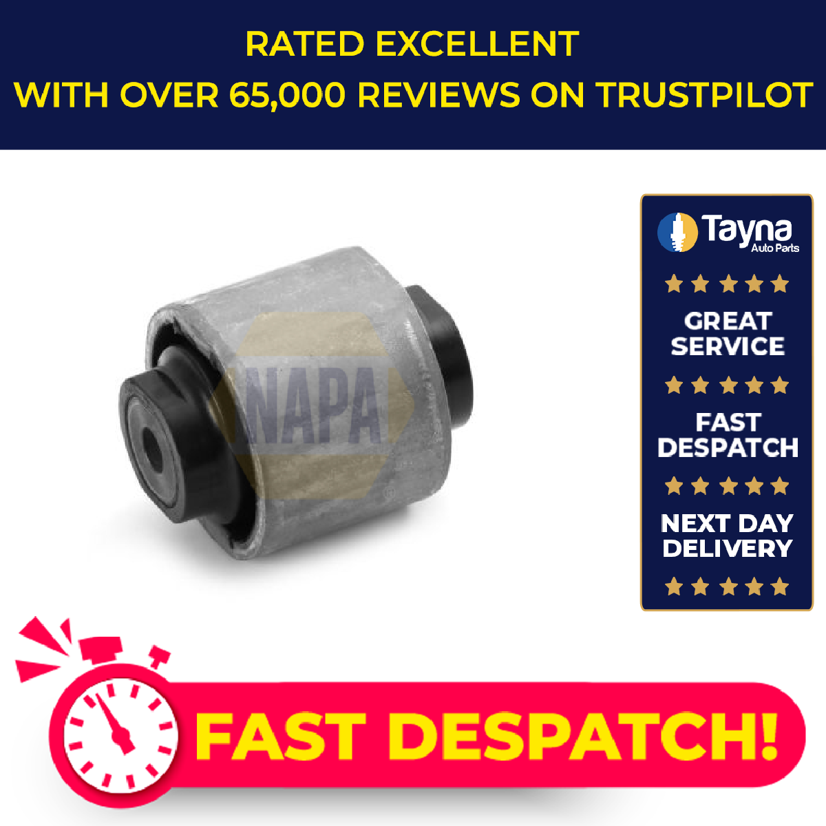 NAPA Wishbone / Control / Trailing Arm Bush NST8416 [PM2133416]