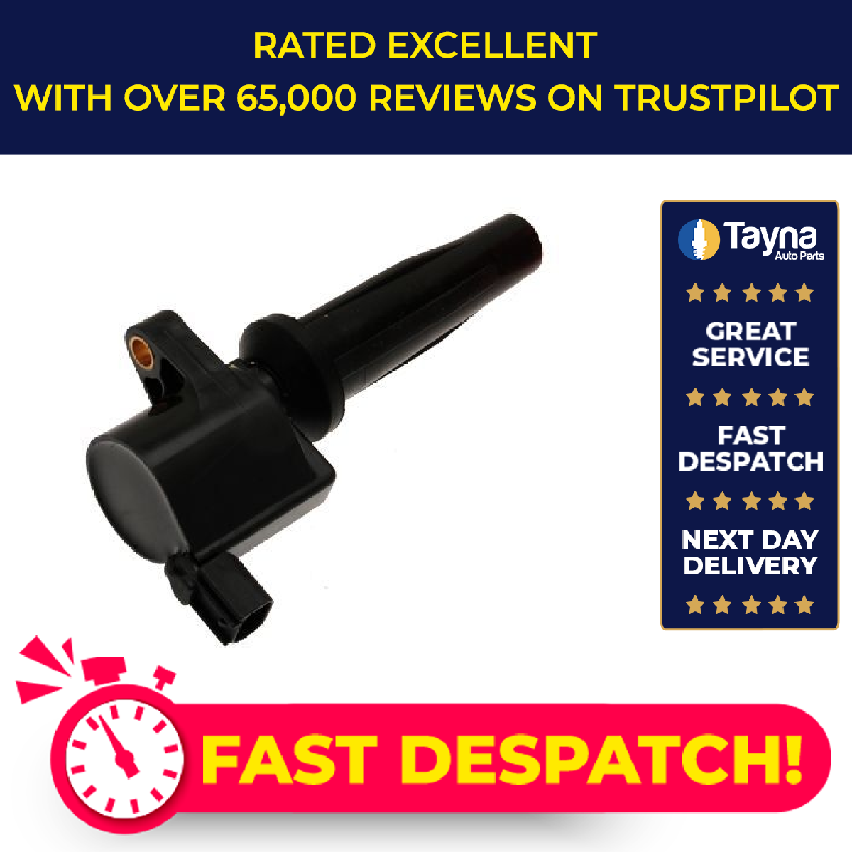 Ignition Coil fits MAZDA 3 BK 2.0 03 to 09 Cambiare Genuine Quality Guaranteed