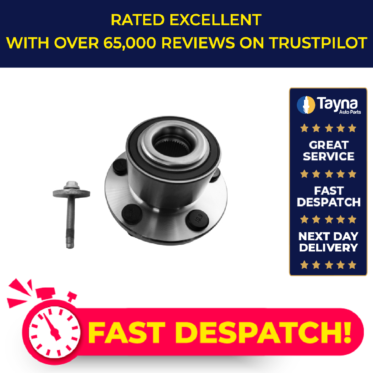 Wheel Bearing Kit fits FORD GALAXY Mk2 TDCi 2.0D Front 06 to 15 1437643 ...