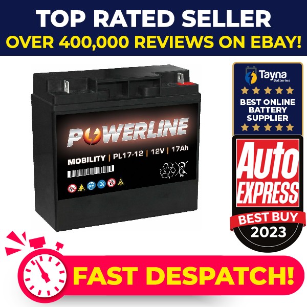PL17-12 Powerline Mobility Battery 12V 17Ah [PM2462225]