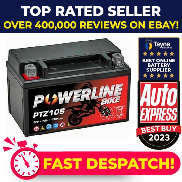 PTZ10S Powerline Motorcycle Battery 12V [PM2462276]