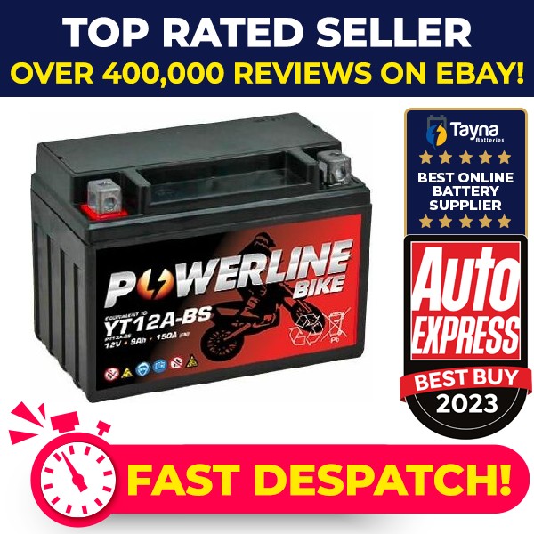 YT12A-BS Powerline Motorcycle Battery 12V [PM2462746]