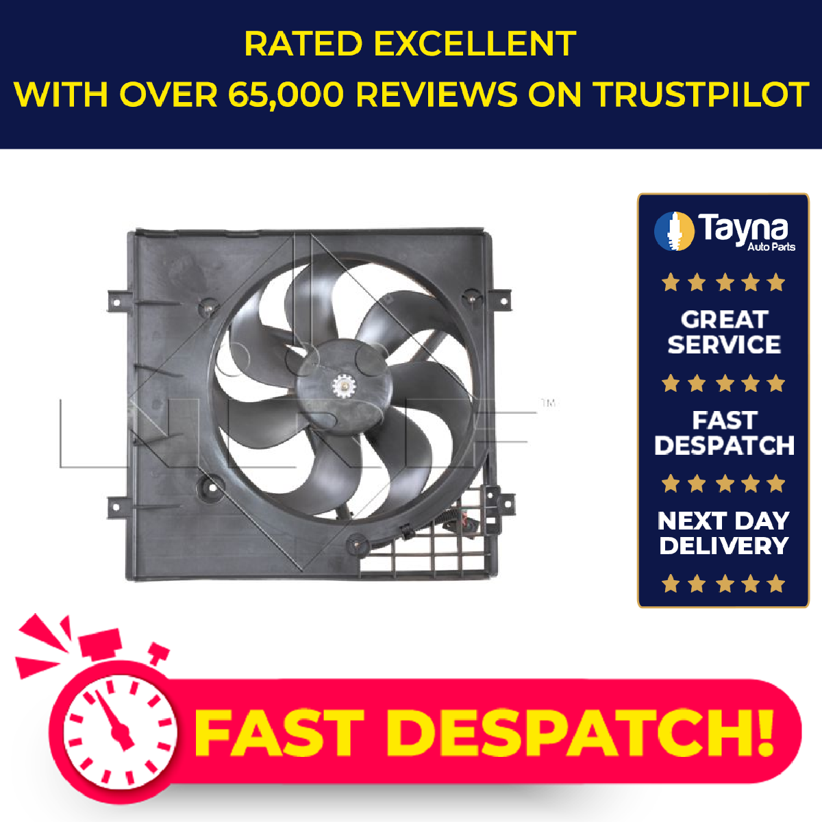 NRF Radiator Fan 47058 [PM1543686]