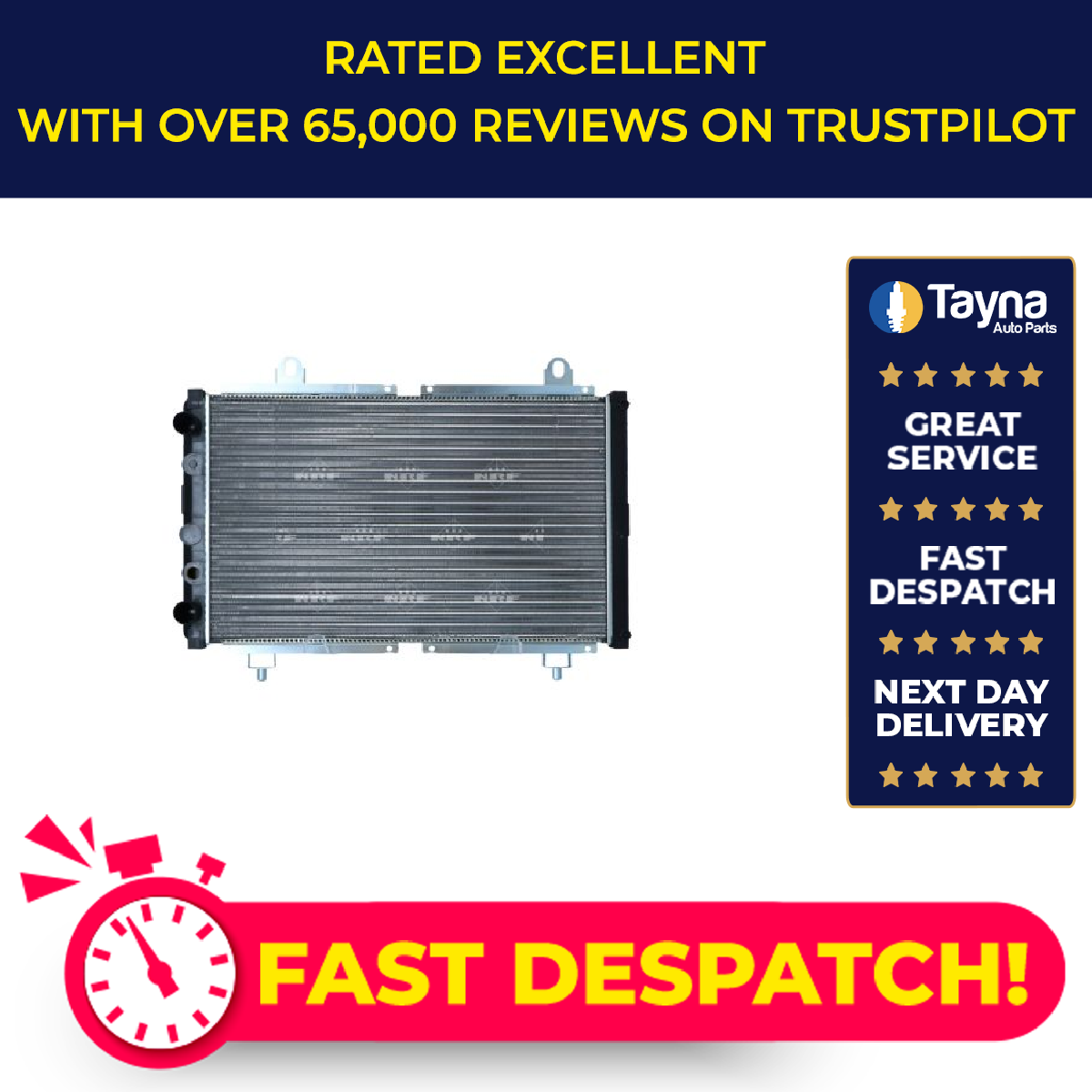 Talbot Radiator Radiator fits TALBOT EXPRESS 2.5D 82 to 94 CRD93 NRF 1300J9 1300K3 ...