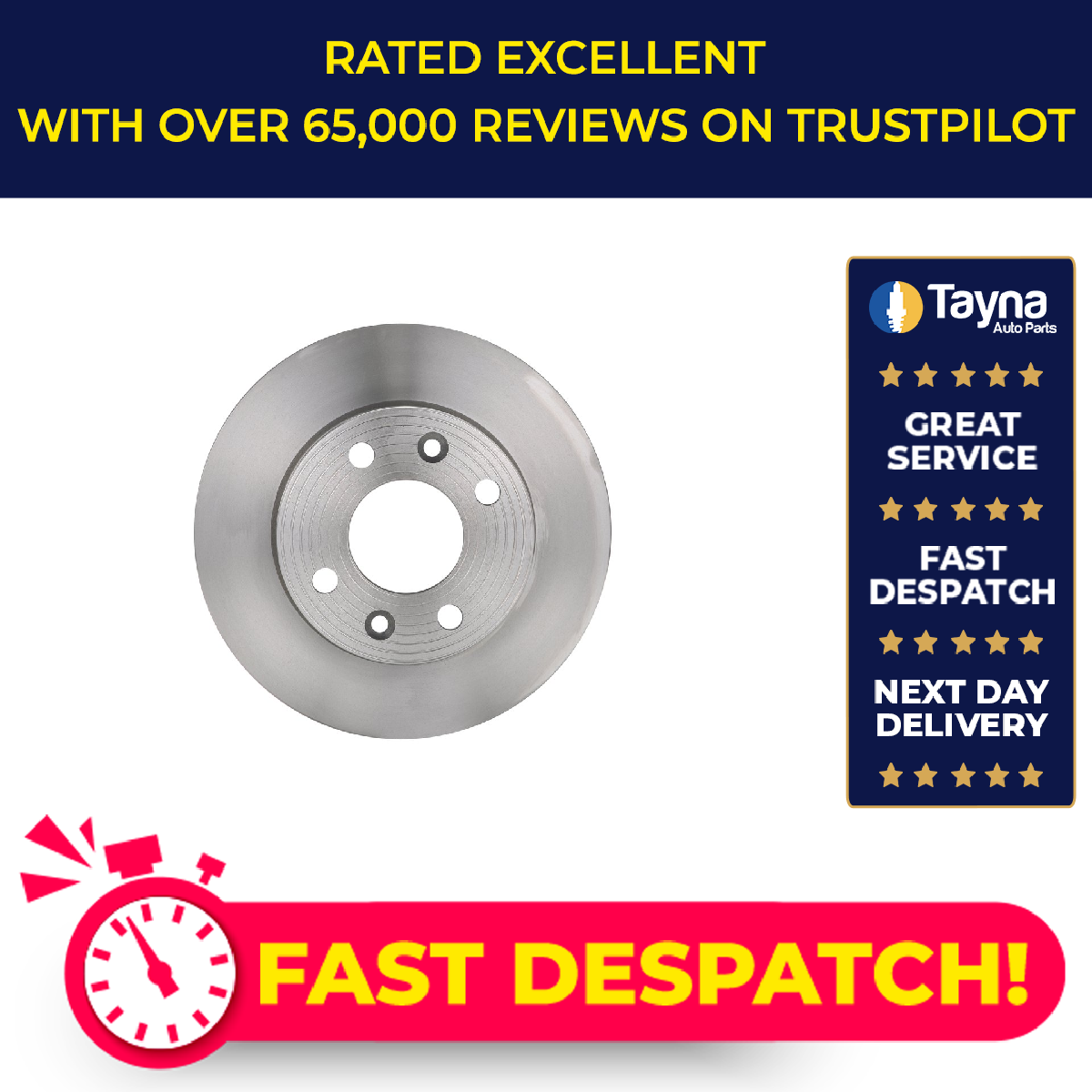 2x Brake Discs Pair Solid fits RENAULT EXTRA 40 1.0 Front 86 to 91 C1C706 Set