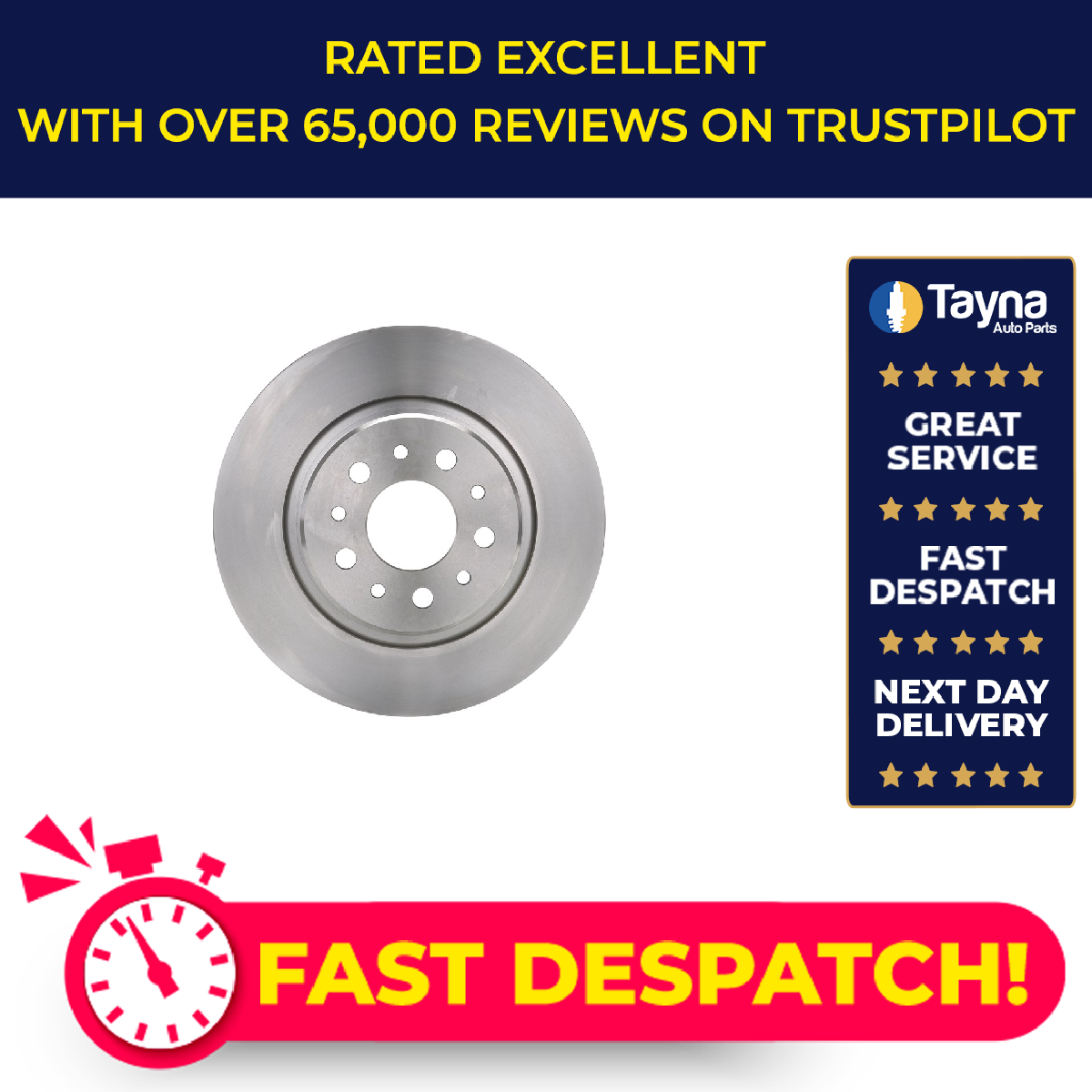 2x Brake Discs Pair Solid fits ALFA ROMEO GT 937 3.2 Rear 03 to 10 936A.000 Set