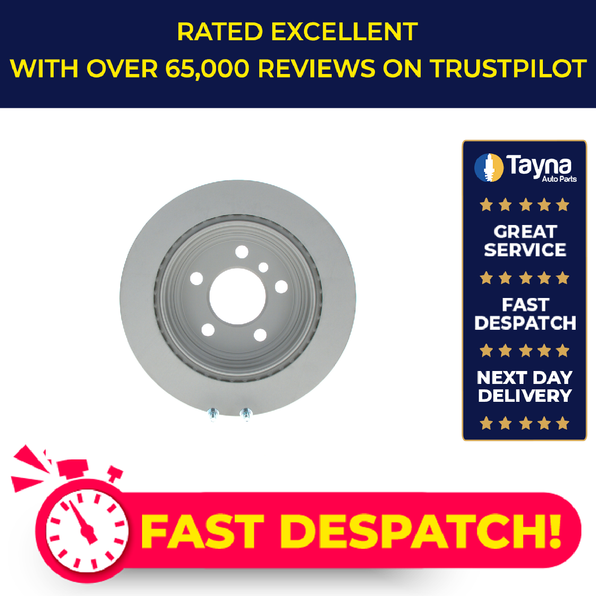2x Brake Discs Pair Vented fits BMW 318 F31 1.5 Rear 15 to 19 B38B15A 300mm Set