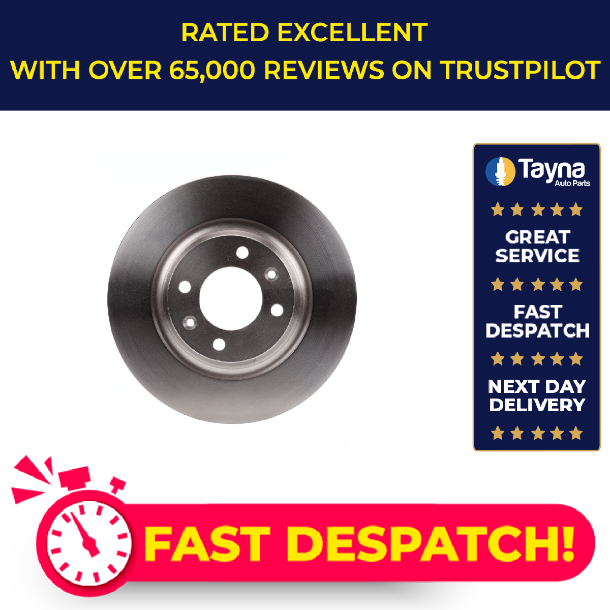 2x Brake Discs Pair Solid fits CITROEN C4 Mk2 1.6D Rear 10 to 18 9HR(DV6C) 290mm