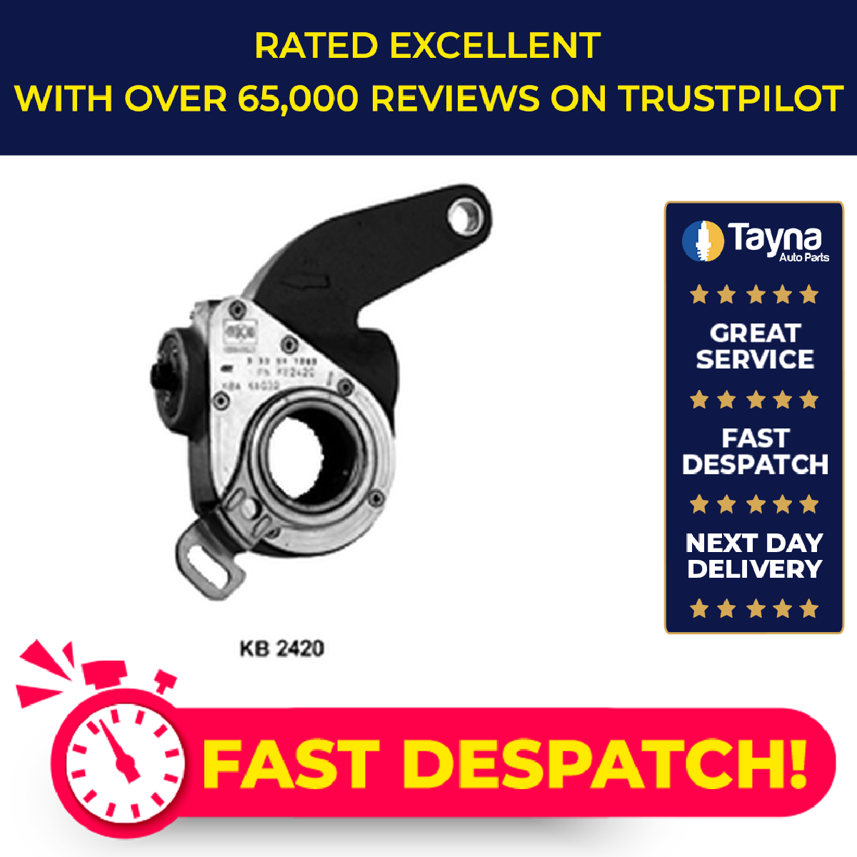 KNORR BREMSE SLACK ADJUSTER (AUTOMATIC) KB6500 Knorr-Bremse