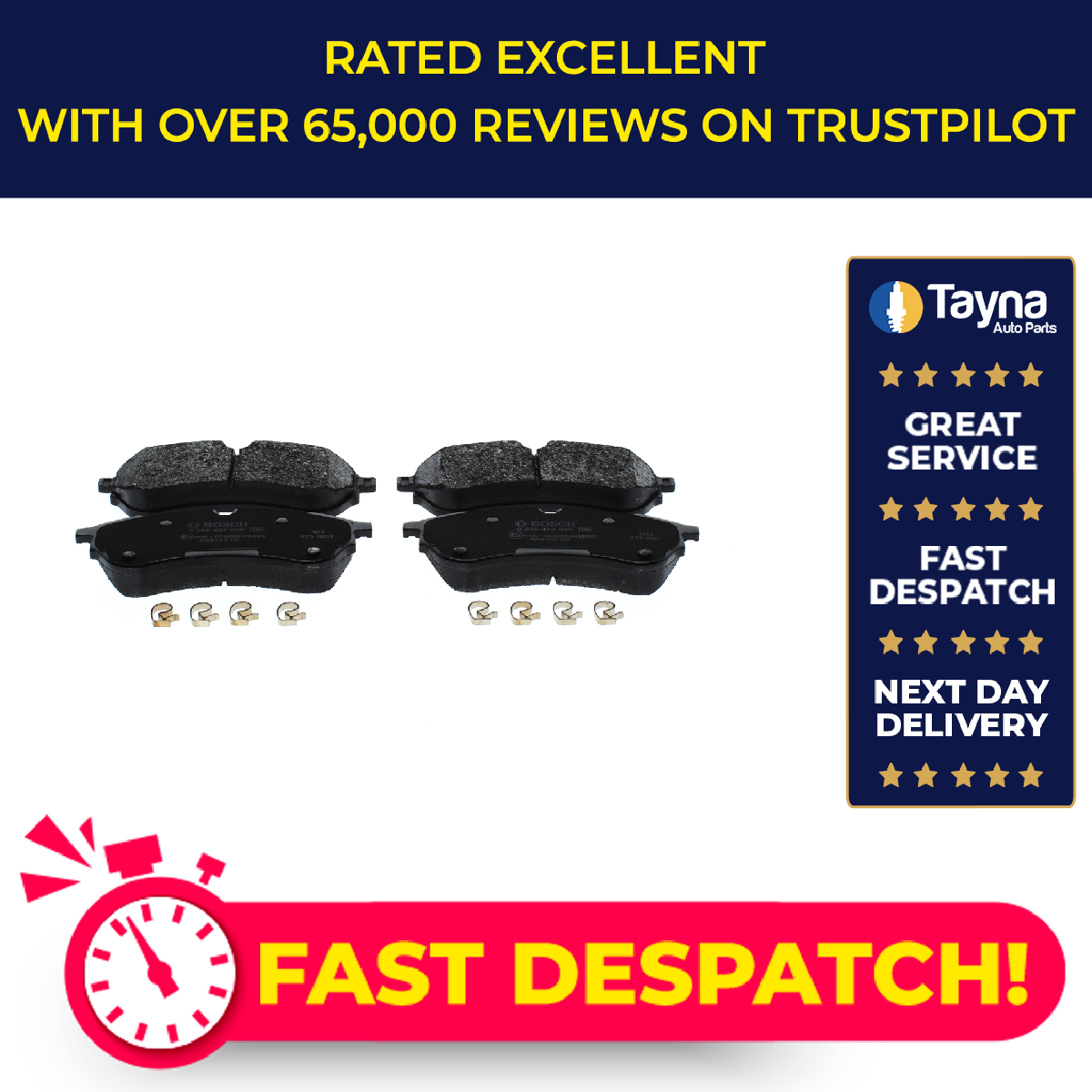 Bosch Brake Pads Set 0986424929 [PM1917378]