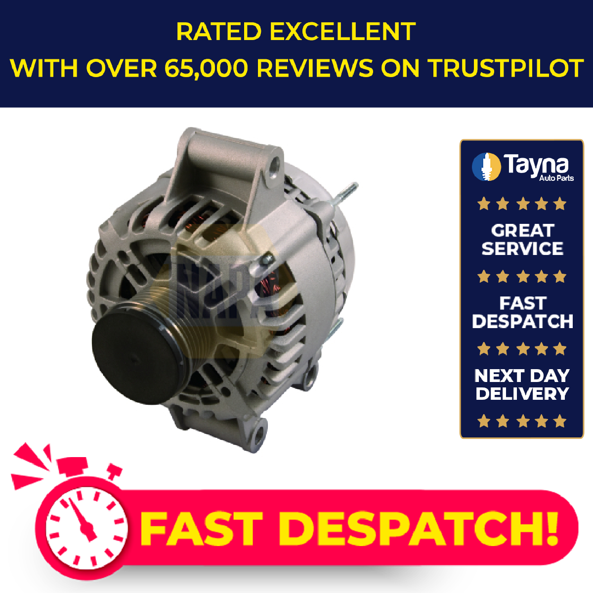 NAPA Alternator NAL1386 [PM1848478]