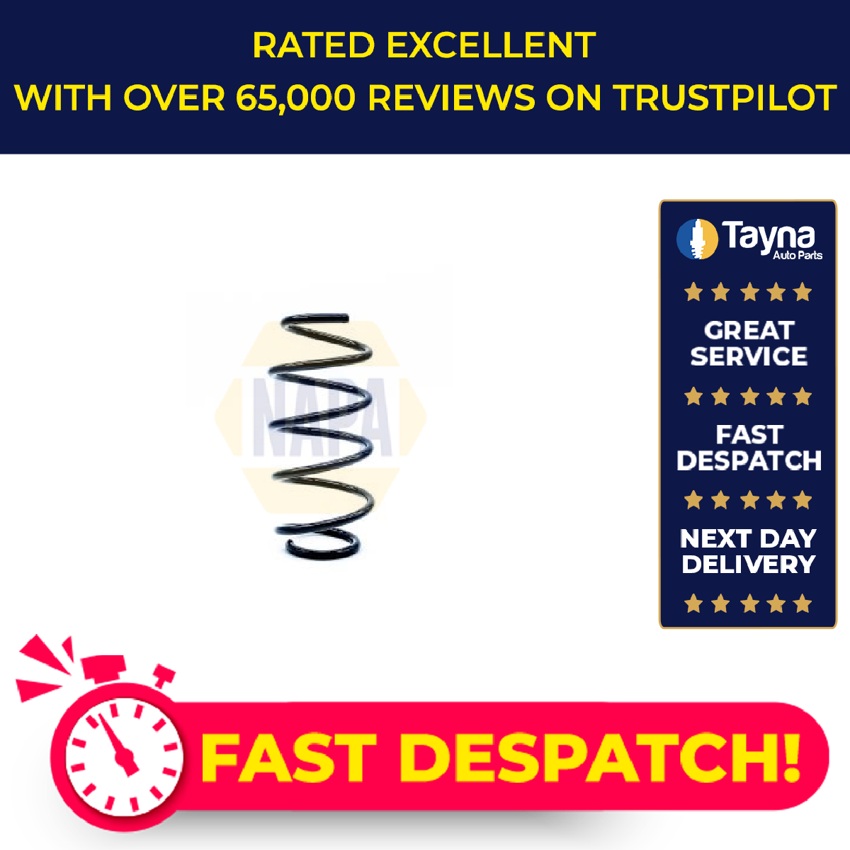 NAPA Coil Spring Front NCS1164 [PM1848971]