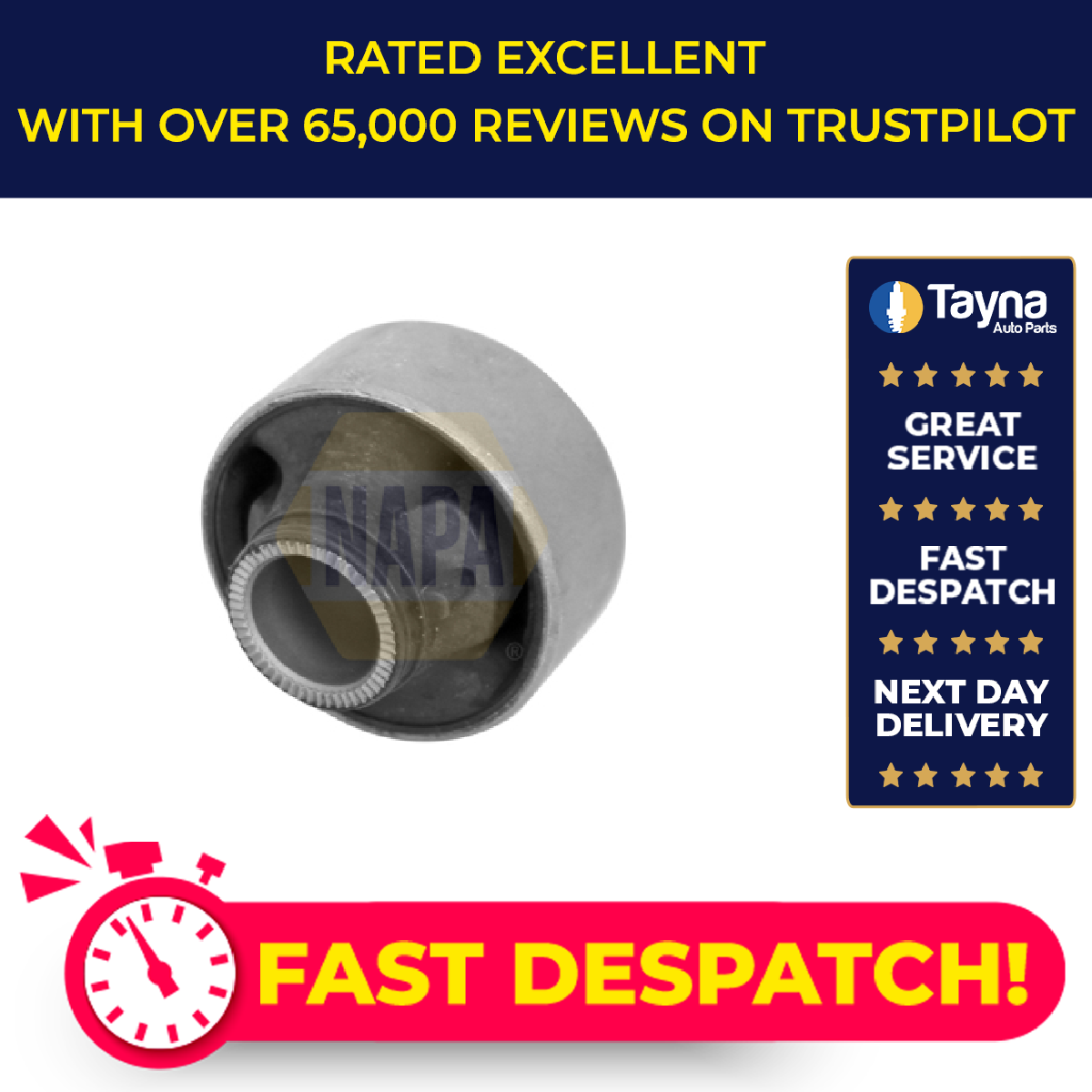 NAPA Wishbone / Control / Trailing Arm Bush NST8095 [PM1906483]
