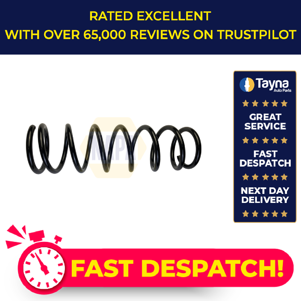 NAPA Coil Spring Rear NCS1902 [PM2004723]