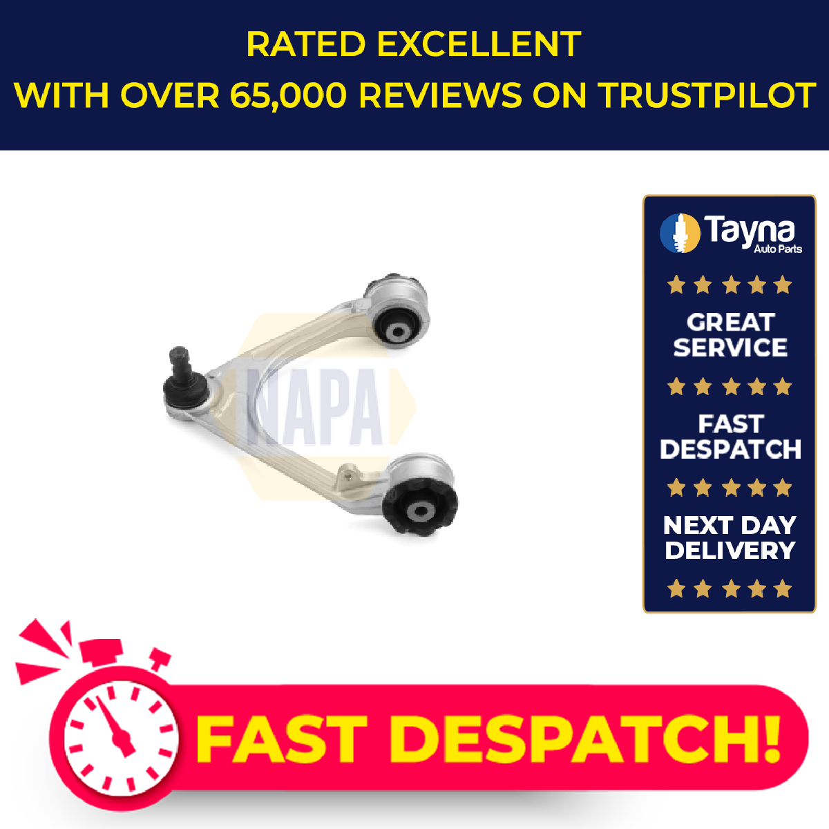 NAPA Wishbone / Suspension Arm Front Left NST2757 [PM2005387]