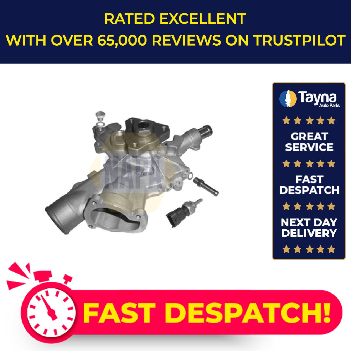 NAPA Water Pump NWP1540 [PM2021616]