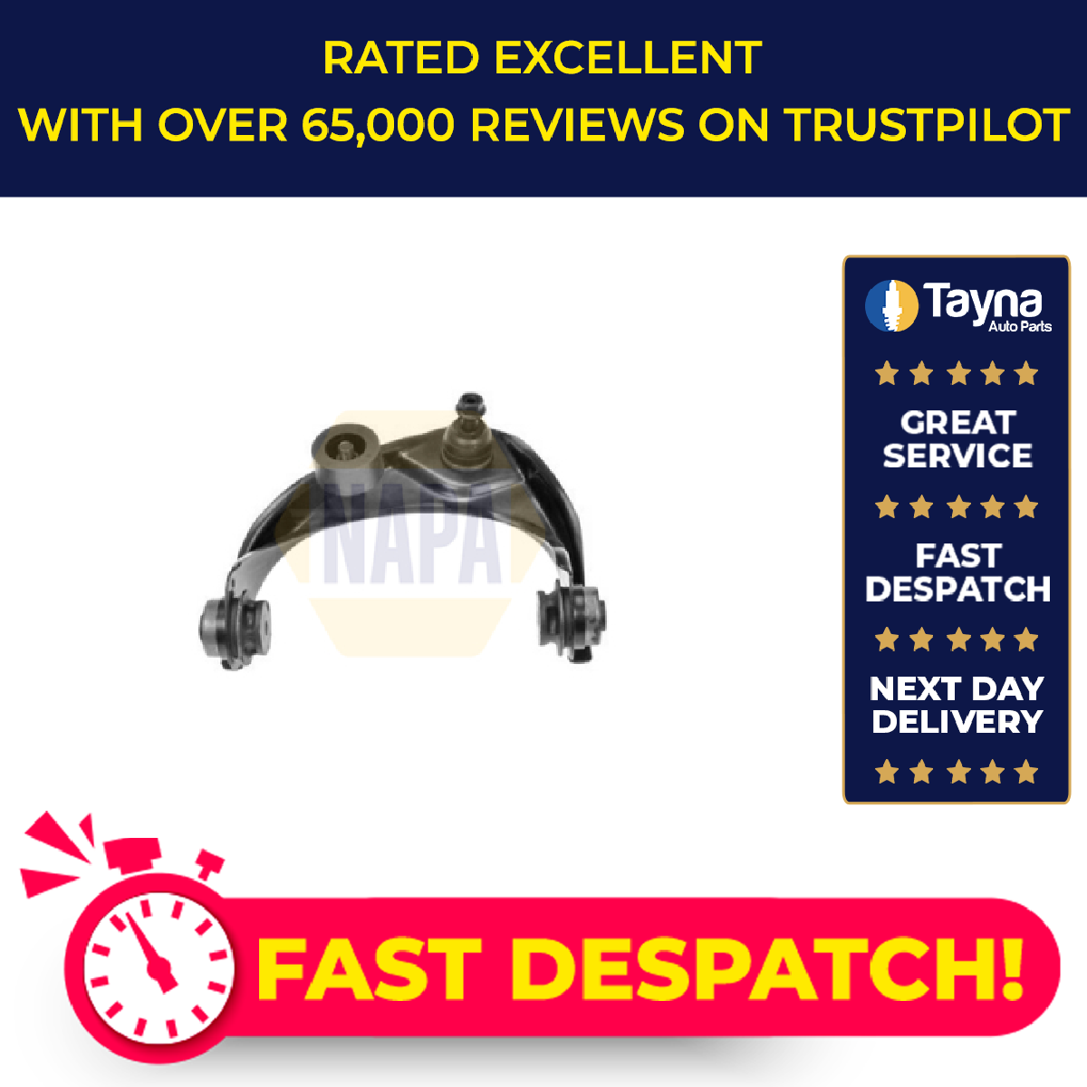 NAPA Wishbone / Suspension Arm Front Left NST2908 [PM2041716]