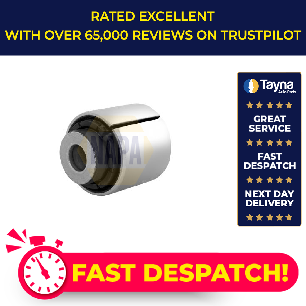 NAPA Wishbone / Control / Trailing Arm Bush NST8366 [PM2133368]