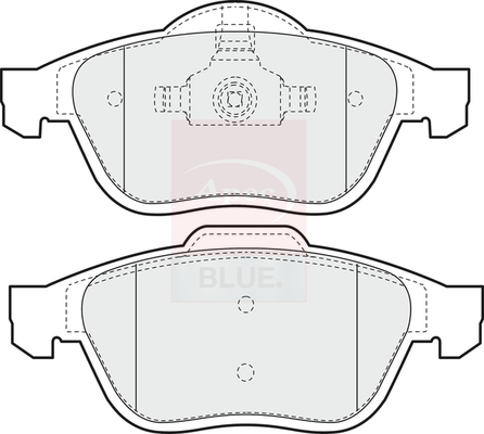 Brake Pads Set fits RENAULT ESPACE Mk4 2.2D Front 2002 on 410607613R 410607716R