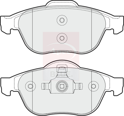 Brake Pads Set fits RENAULT ESPACE Mk4 2.2D Front 2002 on 410607613R 410607716R