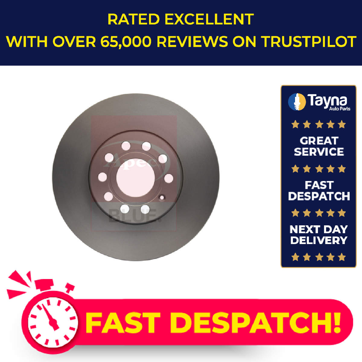 2x Brake Discs Pair Vented fits AUDI Q2 GA Front 1.0 1.5 1.6D 2.0D 2016 on 288mm