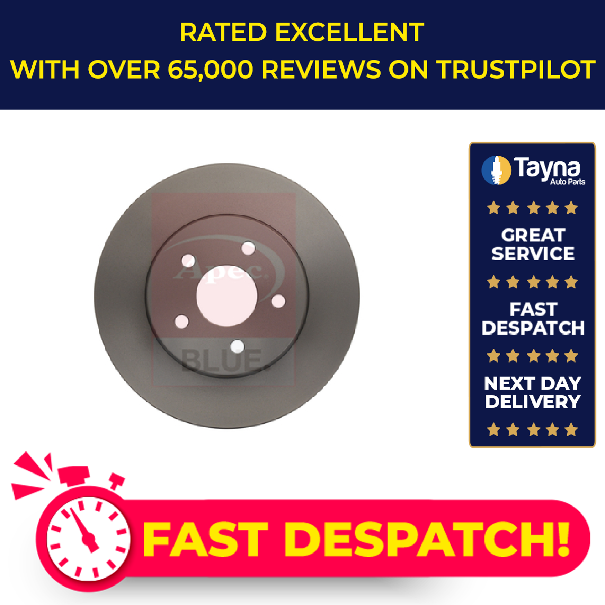 2x Brake Discs Pair Solid fits JAGUAR X TYPE X400 2.2D Rear 05 to 09 QJBA 280mm