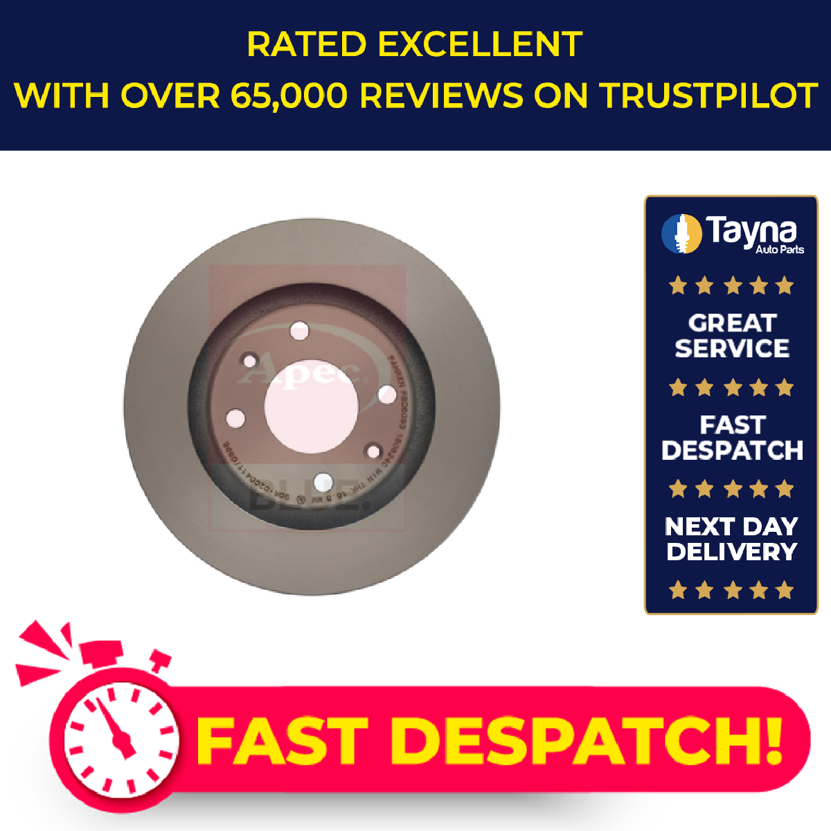 2x Brake Discs Pair Vented fits CITROEN ZX 2.0 Front 92 to 97 266mm Set 424697