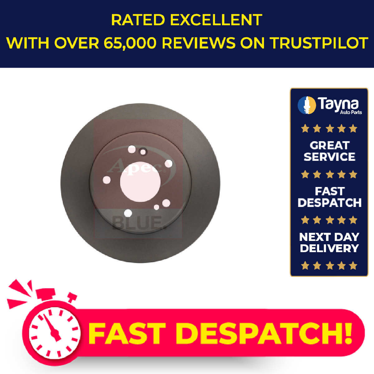 2x Brake Discs Pair Solid fits MERCEDES C230 2.3 Rear 95 to 02 278mm Set Quality