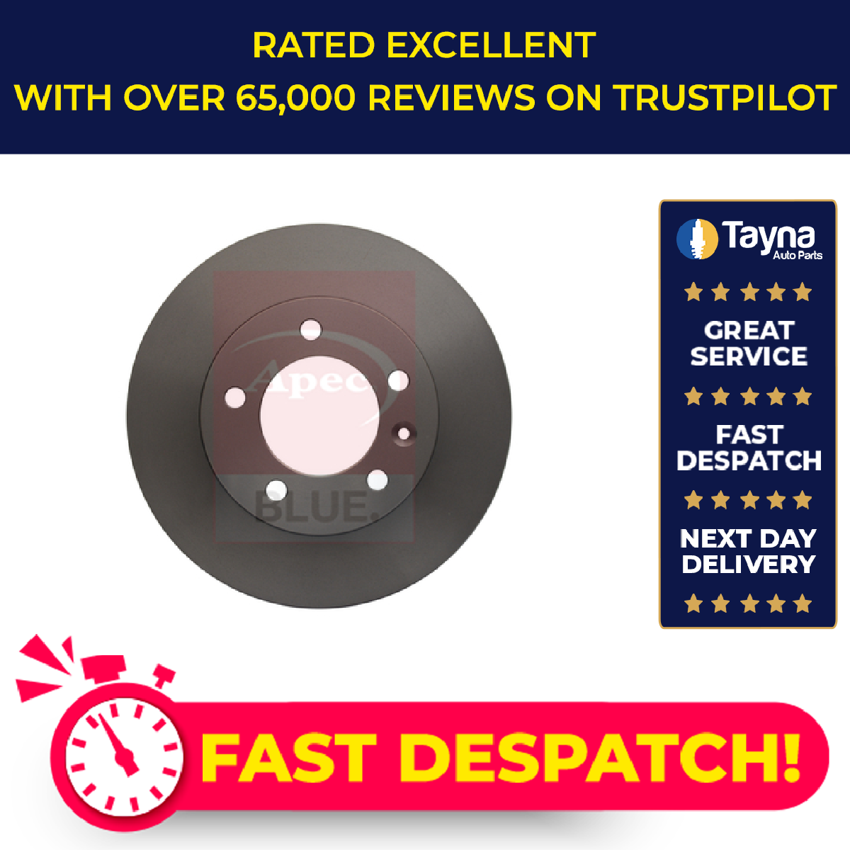 2x Brake Discs Pair Solid fits OPEL MOVANO B 2.3D Rear 2010 on 305mm Set 4419362