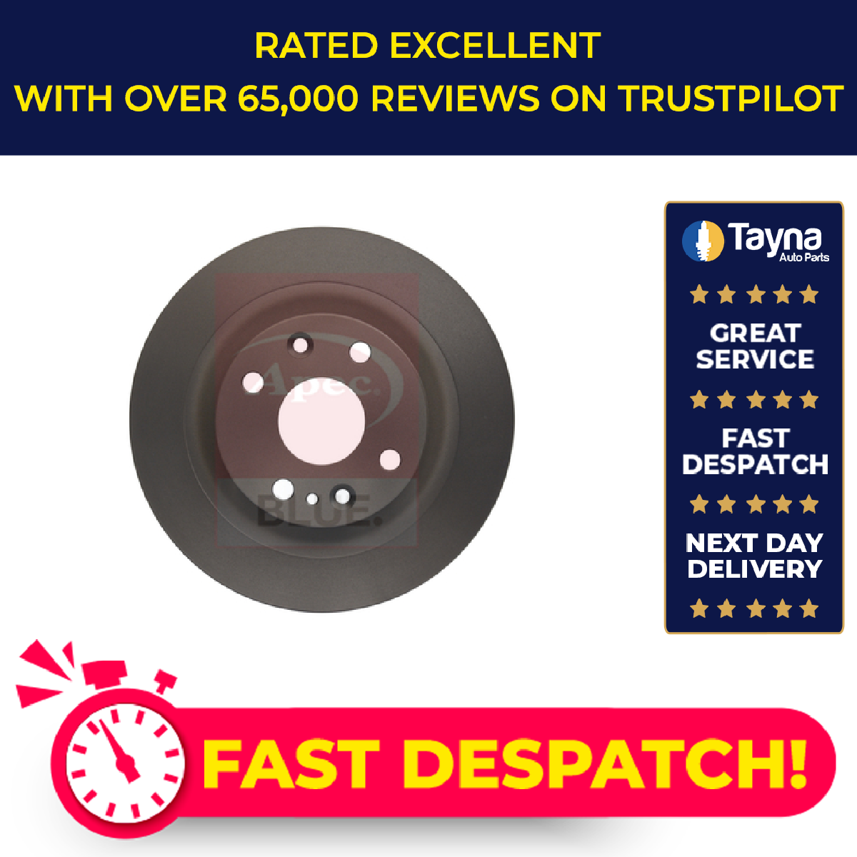 2x Brake Discs Pair Solid fits MAZDA MX5 Mk1, Mk2 1.8 Rear 93 to 05 250mm Set