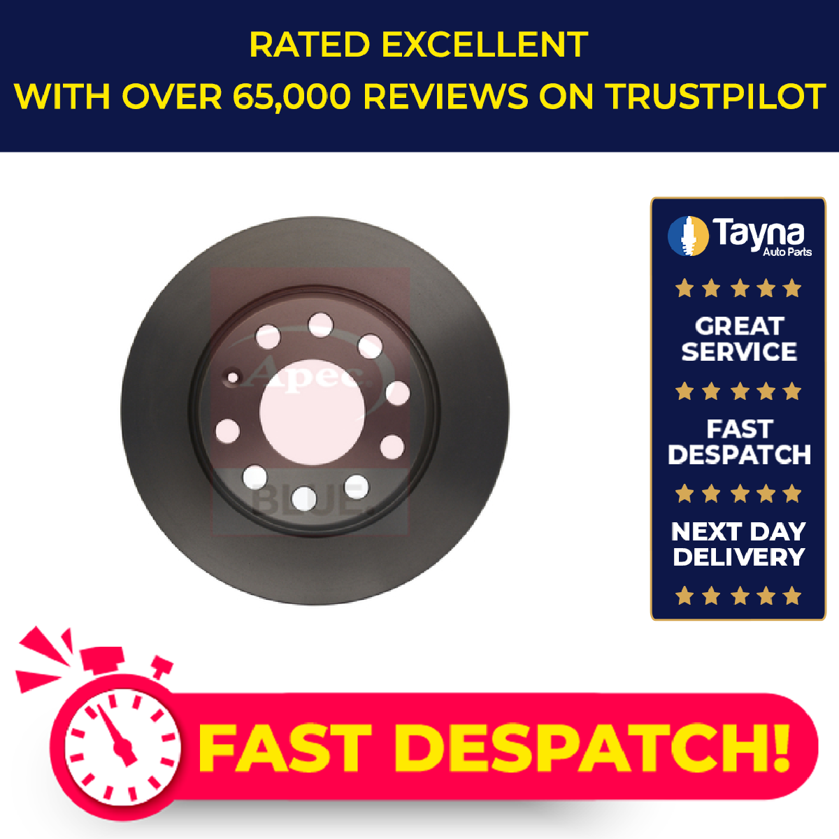 2x Brake Discs Pair Solid fits VW PASSAT 3B3, 3B6 2.8 Rear 00 to 05 255mm Set