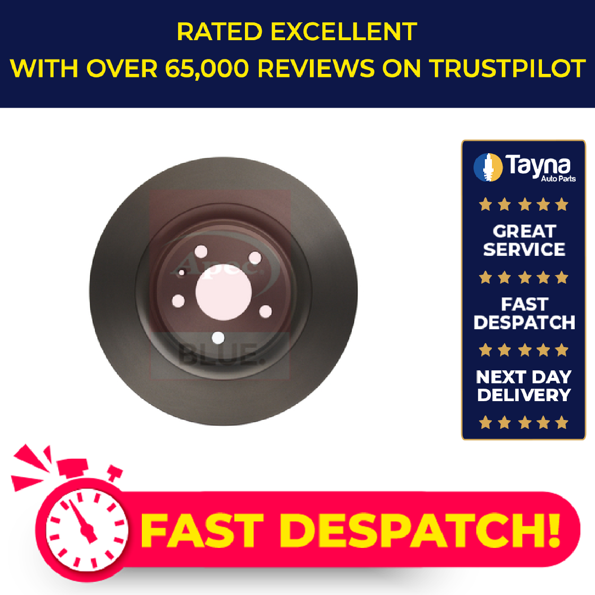 2x Brake Discs Pair Vented fits PORSCHE MACAN 95B 3.0 Rear 2014 on 330mm Set New