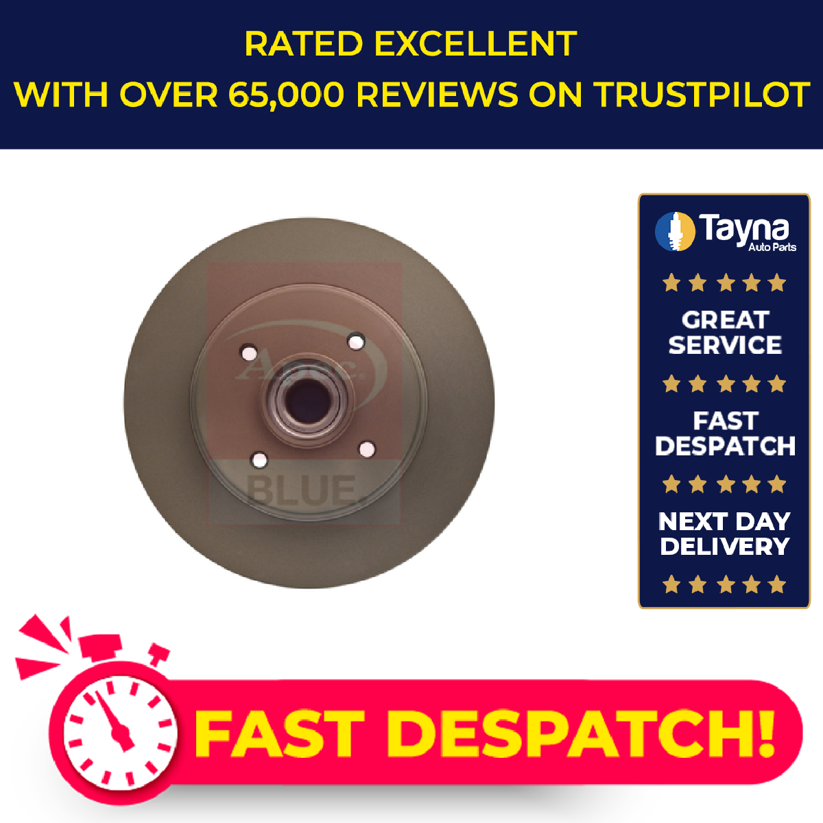 2x Brake Discs Pair Solid fits PEUGEOT 3008 0U Rear 1.2 1.6 1.6D 2.0D 09 to 16