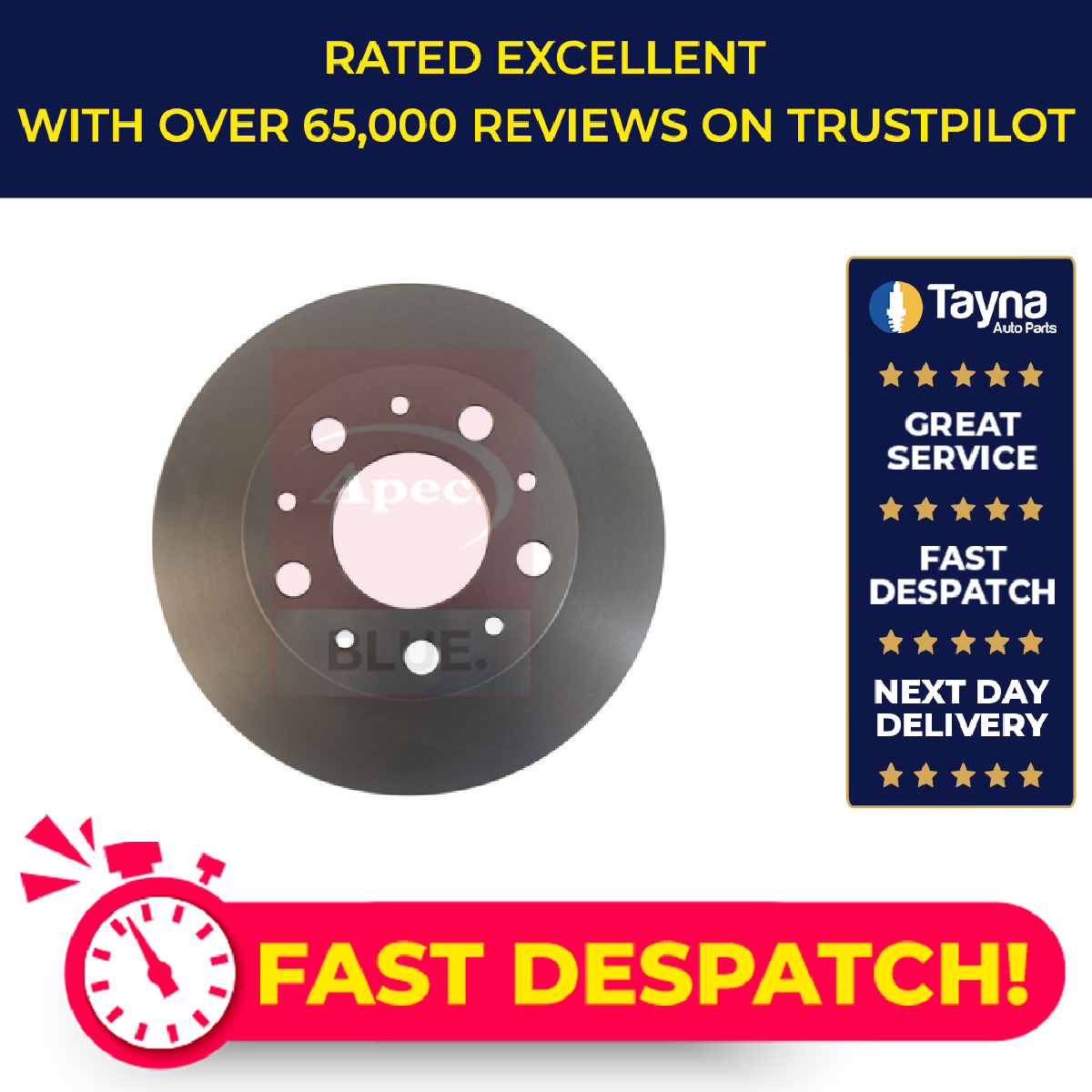 2x Brake Discs Pair Vented fits PEUGEOT BOXER 2.0D Front 2015 on 300mm Set New