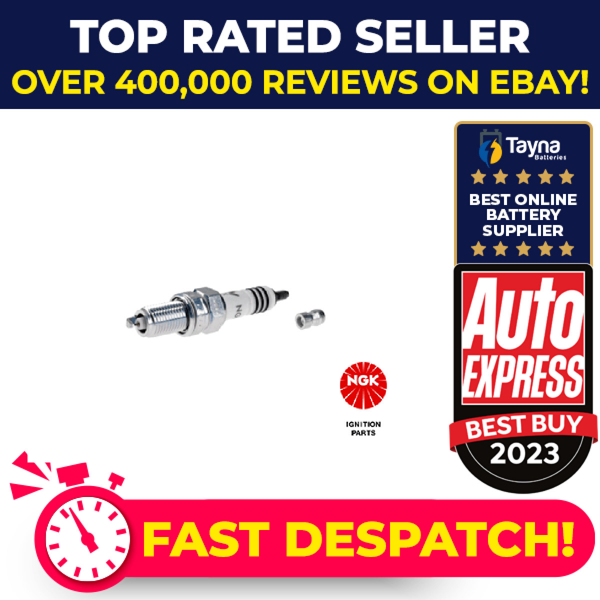 Spark Plugs Set 4x fits CHEVROLET SPARK M300 1.0 2010 on NGK Quality Guaranteed