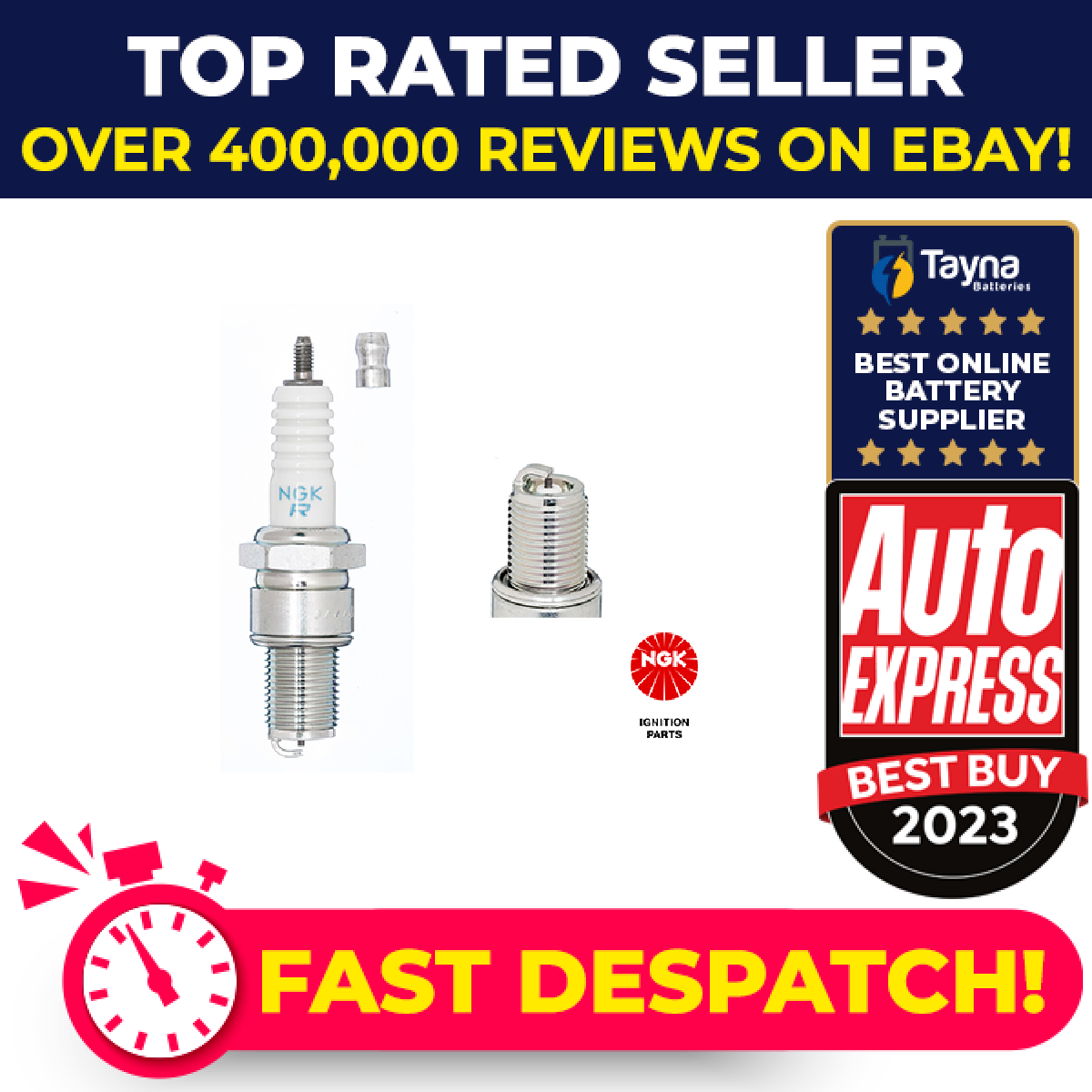 Spark Plugs Set 4x 3230 NGK 9807959649 9807959659 9807959679 9079320135 BR9EG