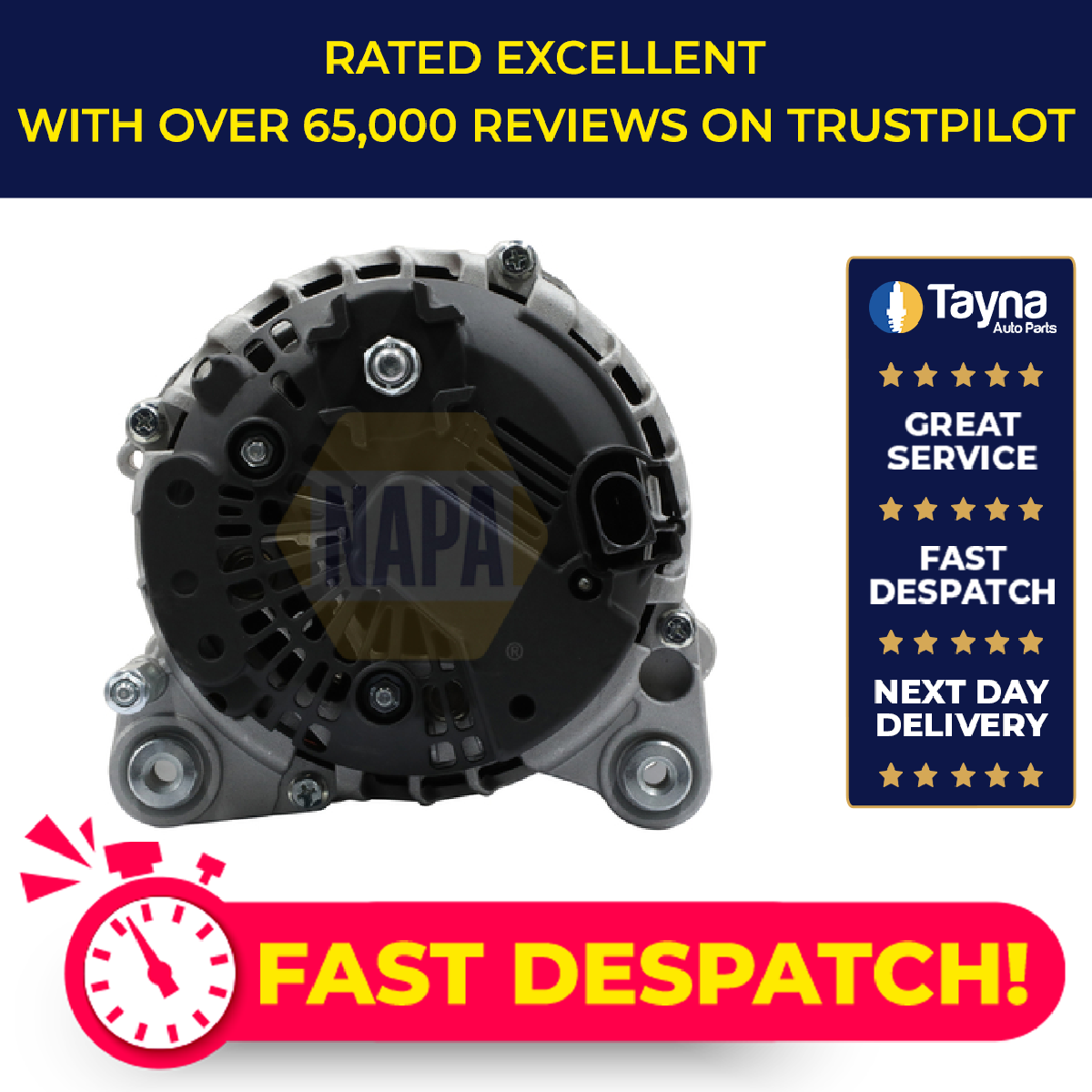 NAPA Alternator NAL2604 [PM2676001]