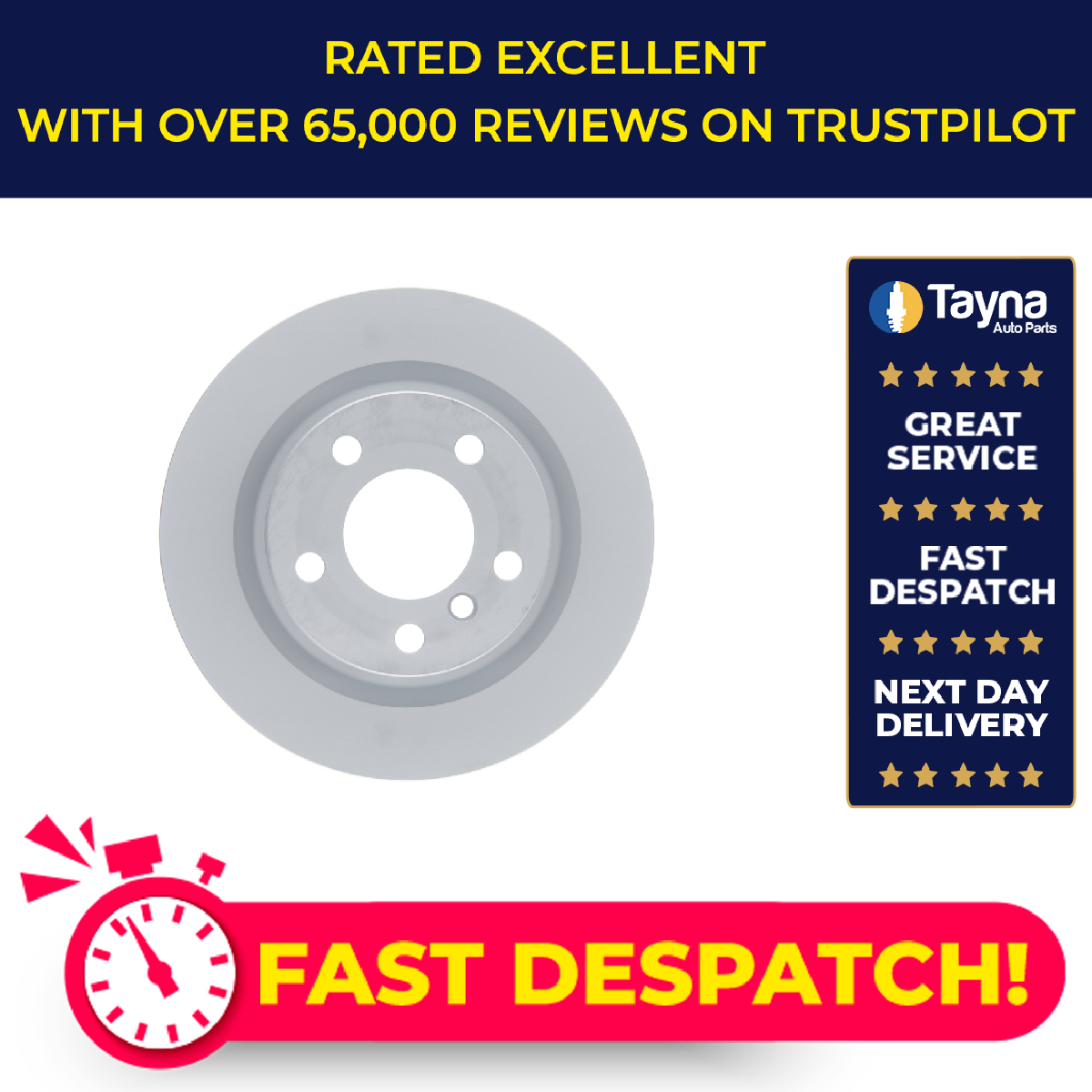 2x Brake Discs Pair Vented fits BMW 316 F30, F31 1.6 Rear 12 to 15 N13B16A 300mm