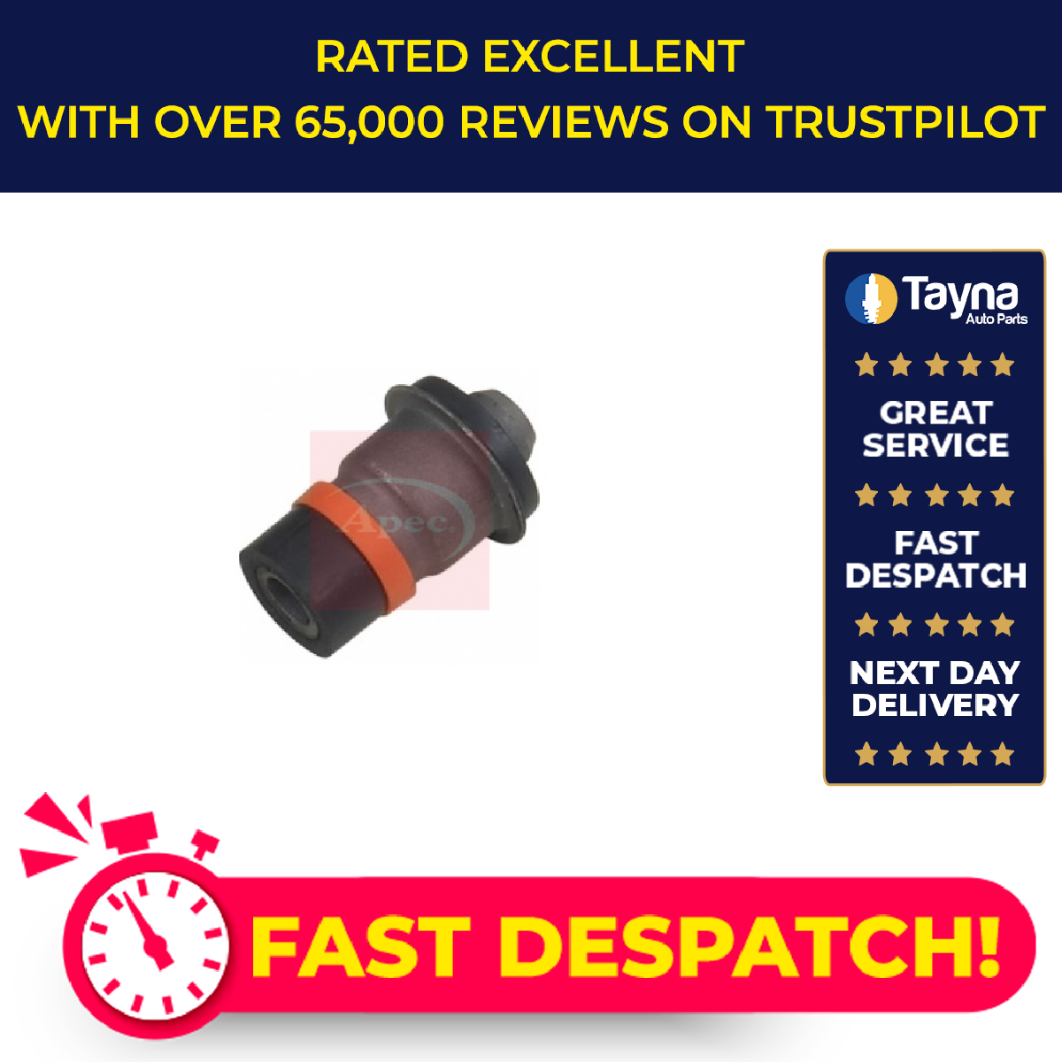 Apec Wishbone / Control / Trailing Arm Bush Rear Lower, Left or Right AST8449 [PM2650271]