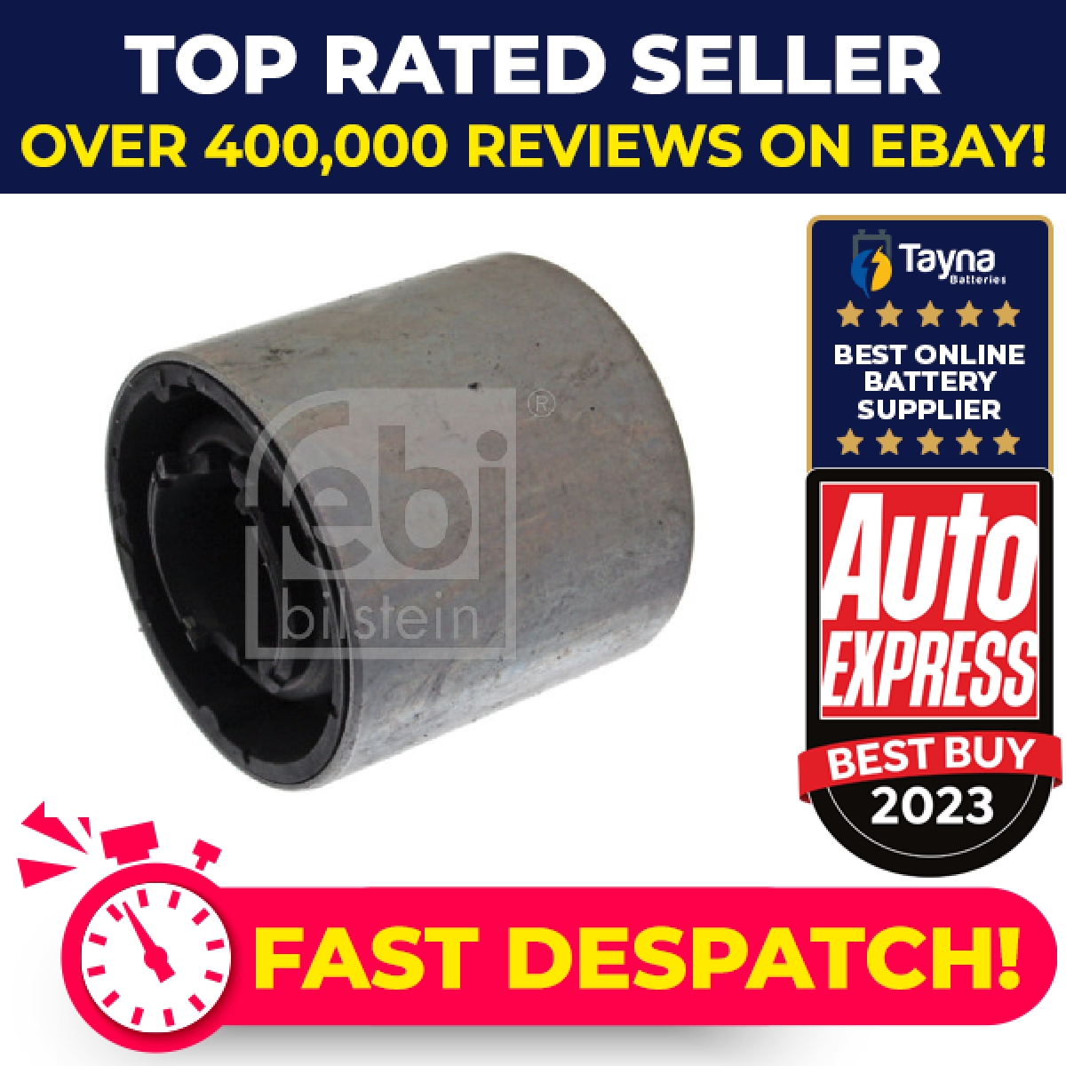 Febi Wishbone / Control / Trailing Arm Bush Front Lower 22438 [PM340073]